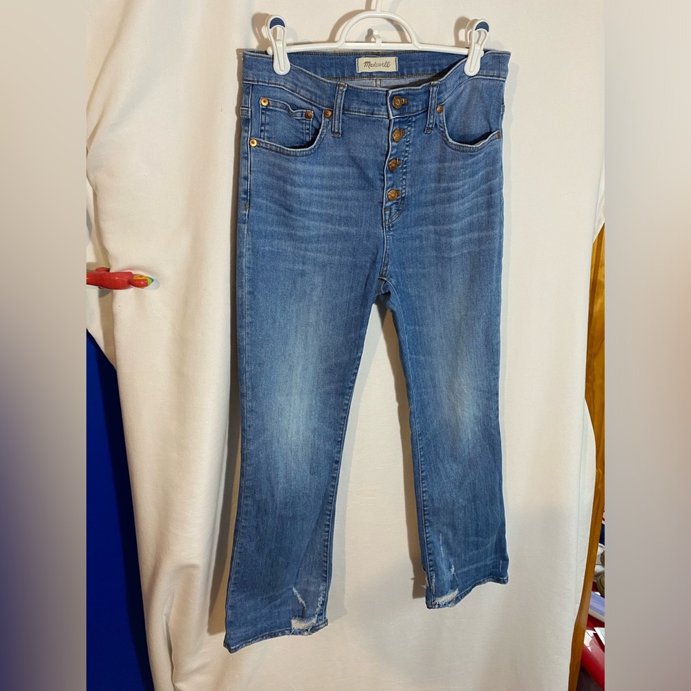 Madewell Cali Demi-Boot Jeans, size 28